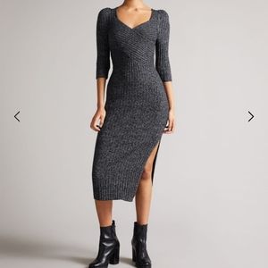 Ted Baker Chelsiy Sweater dress- Wool Cashmere MSRP $325